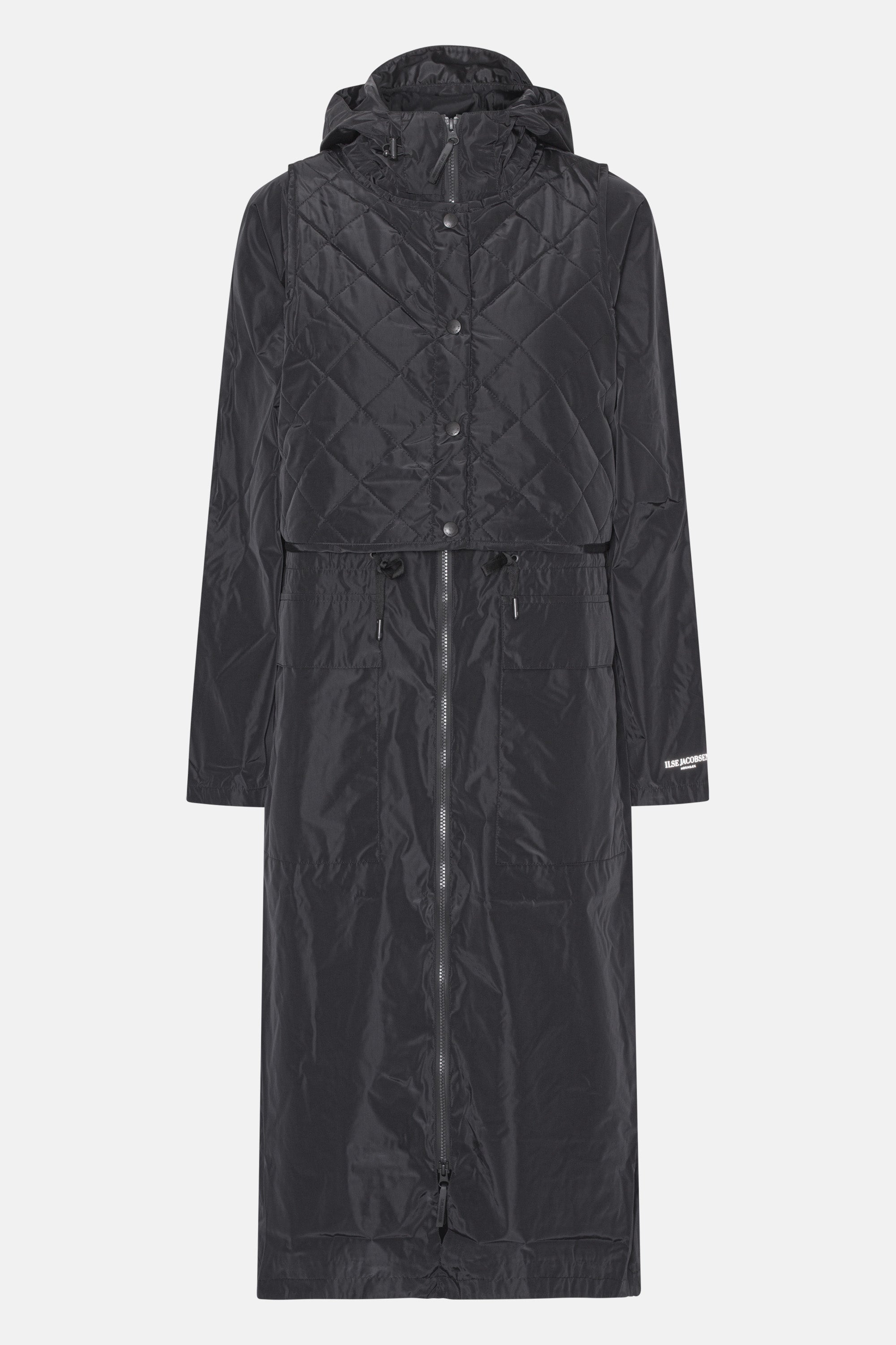 Ilse Jacobsen Hornbæk Rain Regenmantel Raincoat 001 Black